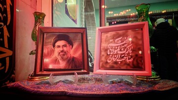 برپایی موکب امام شهید کتابخانه عمومی سهروردی در همدلی با ملت قهرمان ایران
