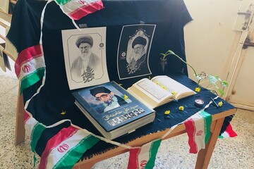 سیاه پوشی کتابخانه‌های استان بوشهر در سوگ رهبر شهید