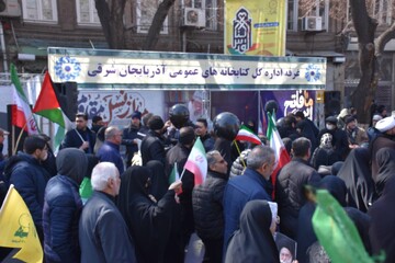 راهپیمایی روز قدس آذربایجان شرقی