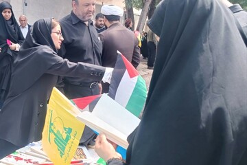 حضور کتابداران استان بوشهر در راهپیمایی روز جهانی قدس