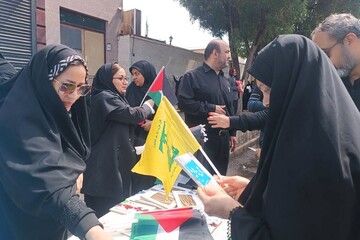 حضور کتابداران استان بوشهر در راهپیمایی روز جهانی قدس