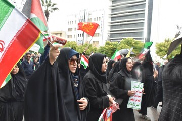 حضور کتابداران فارس در راهپیمایی روز قدس
