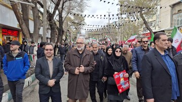 حضور کتابداران کرمانشاهی در راهپیمایی روز جهانی قدس؛