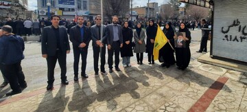 حضور کتابداران کرمانشاهی در راهپیمایی روز جهانی قدس؛