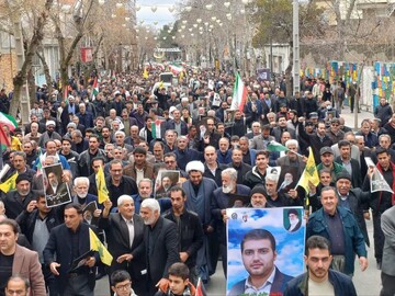 حضور کتابداران کرمانشاهی در راهپیمایی روز جهانی قدس؛