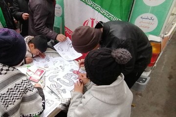 حضور پرشور روساء و کتابداران استان خراسان‌رضوی، در راهپیمایی روز قدس