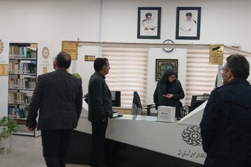 بازدید سرپرست اداره کل کتابخانه‌های عمومی خراسان‌رضوی از کتابخانه‌های عمومی شهرستان مشهد