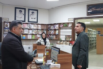 بازدید سرپرست اداره کل کتابخانه‌های عمومی خراسان‌رضوی از کتابخانه‌های عمومی شهرستان مشهد