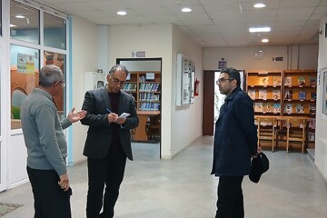 بازدید سرپرست اداره کل کتابخانه‌های عمومی خراسان‌رضوی از کتابخانه‌های عمومی شهرستان مشهد
