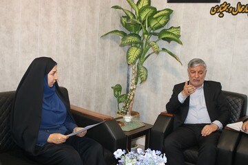 نماینده شهرستان بروجن در دیدار با سرپرست اداره‌کل کتابخانه های عمومی استان