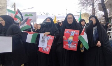 حضور حماسی جامعه کتابداران استان چهارمحال و بختیاری در راهپیمایی دشمن شکن روز جهانی قدس