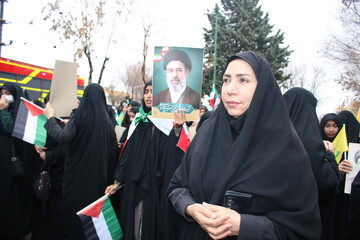 حضور حماسی جامعه کتابداران استان چهارمحال و بختیاری در راهپیمایی دشمن شکن روز جهانی قدس