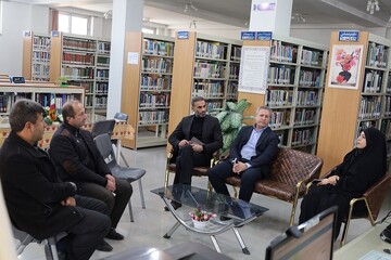 بازدید مدیرکل کتابخانه‌های عمومی استان از کتابخانه‌های عمومی شهرستان ارومیه