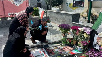 غبار روبی مزار شهدای مازندران