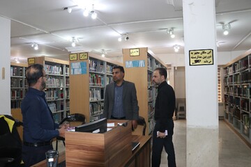 بازدید از کتابخانه عمومی سردار سلیمانی مشهد