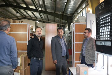 بازدید از انبار مبادله کتاب استان