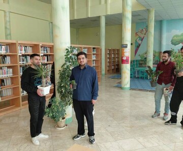 برگزاری پویش کتابخانه ی سبز در کتابخانه ی عمومی علیمردان بختیاری