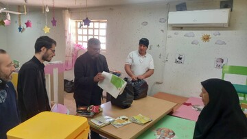بازدید از کتابخانه سیل زده جهرم