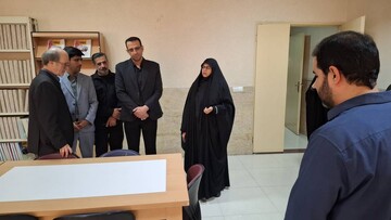 بازدید مشاور عالی وزیر فرهنگ و ارشاد اسلامی از کتابخانه مرکزی