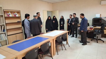بازدید مشاور عالی وزیر فرهنگ و ارشاد اسلامی از کتابخانه مرکزی