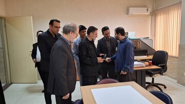 بازدید مشاور عالی وزیر فرهنگ و ارشاد اسلامی از کتابخانه مرکزی