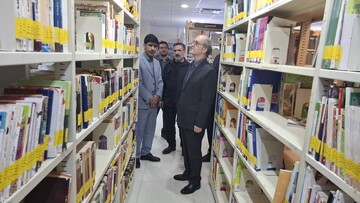 بازدید مشاور عالی وزیر فرهنگ و ارشاد اسلامی از کتابخانه مرکزی