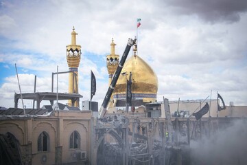 کتابخانه سیدالشهدا(ع) حسینیه اعظم زنجان تخریب شد