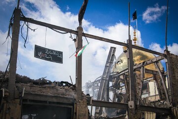 کتابخانه سیدالشهدا(ع) حسینیه اعظم زنجان تخریب شد