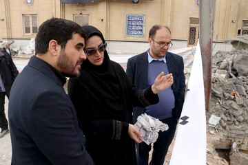 دبیرکل نهاد کتابخانه‌های عمومی کشور از کتابخانه تخریب‌شده سیدالشهدا(ع) زنجان بازدید کرد