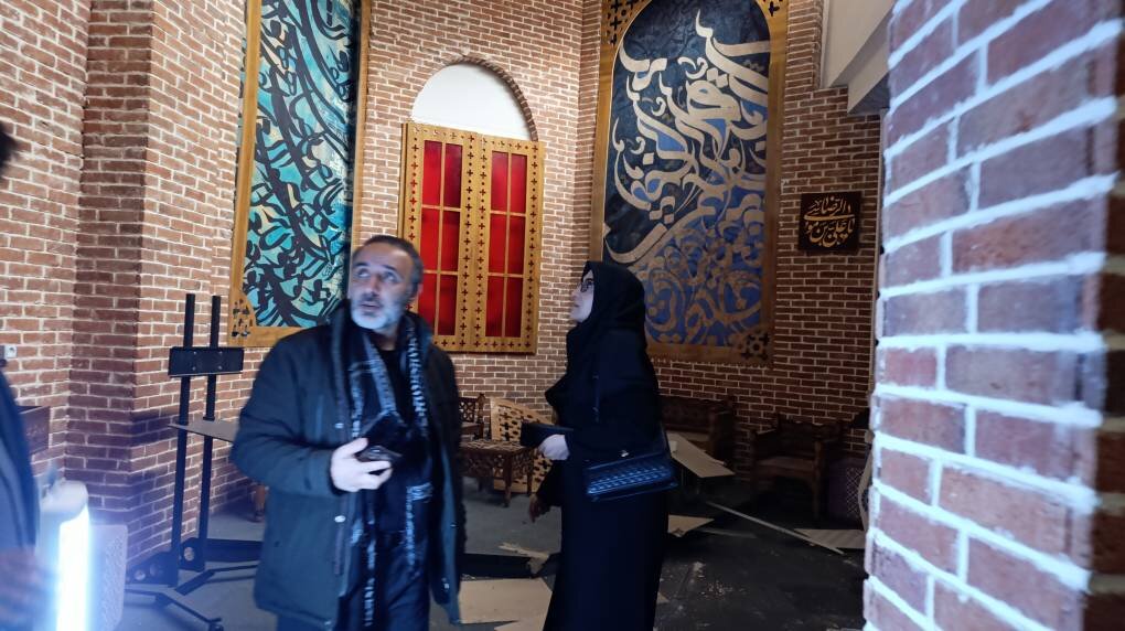 بازدید مدیرکل امور استان‌ها و انجمن‌های نهاد از کتابخانه‌ آسیب‌دیده خرم ‌آباد