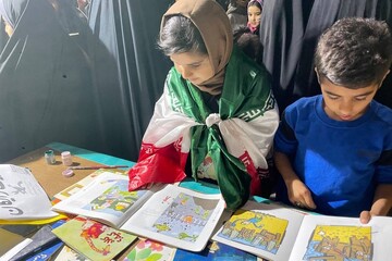 غرفه فرهنگی کتابخانه‌های استان بوشهر در تجمعات مردمی