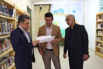 بازدید مدیر کل کتابخانه‌های عمومی از هفت کتابخانه در یزد
