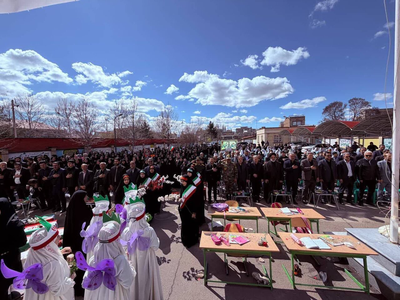 ویژه برنامه «از سنگر علم تا میدان مقاومت» در شهرستان سلماس برگزار شد