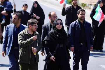حضور دبیرکل نهاد در مراسم چهلم رهبر شهید انقلاب