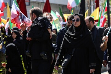 حضور دبیرکل نهاد در مراسم چهلم رهبر شهید انقلاب