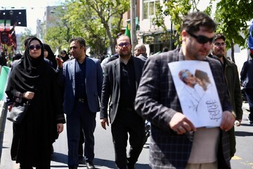 حضور دبیرکل نهاد در مراسم چهلم رهبر شهید انقلاب