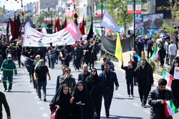 حضور دبیرکل نهاد در مراسم چهلم رهبر شهید انقلاب