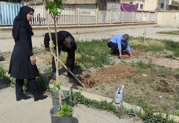 اجرای پویش ملی «باغ امین» به‌صورت همزمان در کتابخانه‌ عمومی اقبال لاهوری قرچک