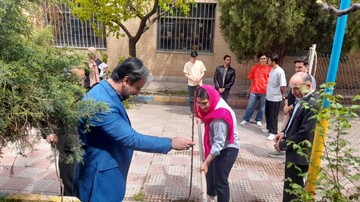 کاشت نهال استان قزوین