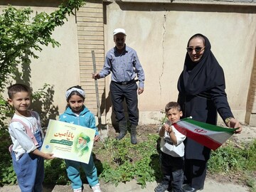 اجرای پویش ملی «باغ امین» به‌صورت همزمان در کتابخانه‌ عمومی شهید احمدی روشن شهریار