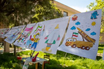کاشت نهال در کتابخانه عمومی امام محمدباقر(ع) آبیک