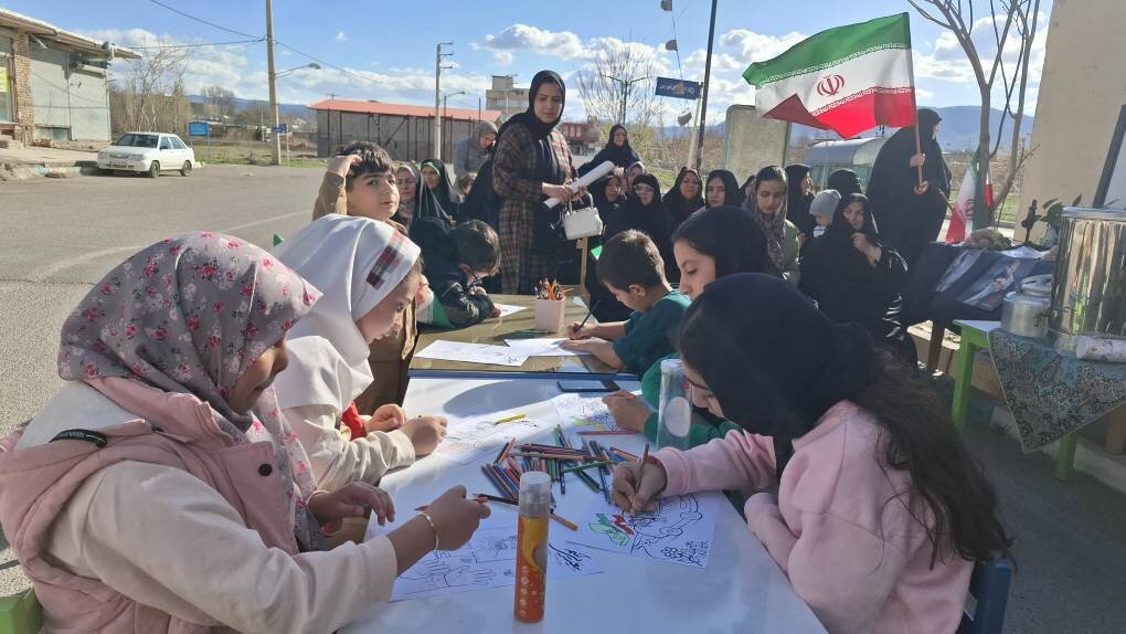 موکب فرهنگی کتابخانه عترت نورین شهرستان ابهر برگزار شد