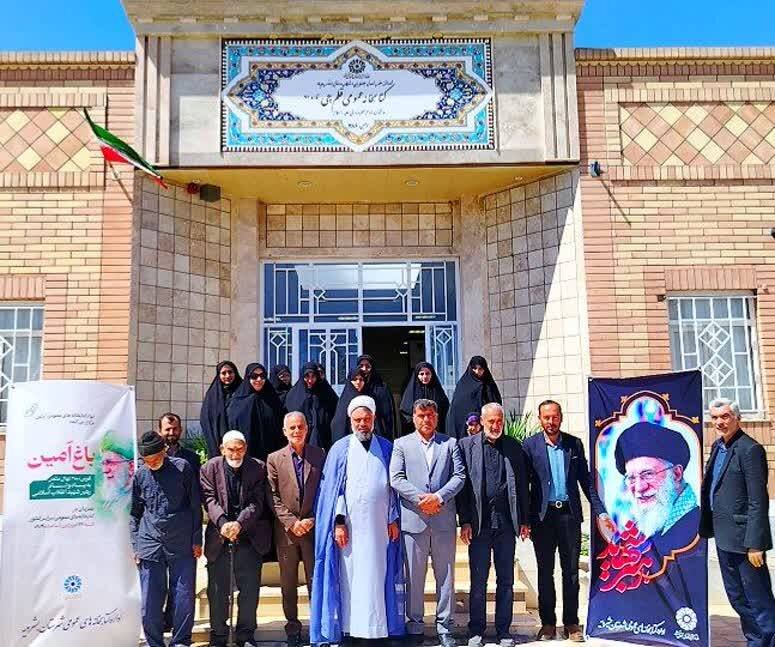 کتابخانه های عمومی استان مزین به بیش از یکصد و بیست نهال به نام امام شهید شدند