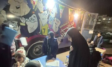 ایستگاه سیار دانایی، سهم کتابخانه ها در پشتیبانی مام میهن، در میدان قائم سوهانک