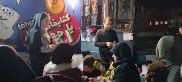 ایستگاه سیار دانایی، سهم کتابخانه ها در پشتیبانی مام میهن، در میدان قائم سوهانک