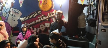 ایستگاه سیار دانایی، سهم کتابخانه ها در پشتیبانی مام میهن، در میدان قائم سوهانک