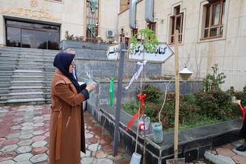 غرس نهال در پویش ملی «باغ امین» با حضور مدیرکل کتابخانه‌های عمومی آذربایجان‌غربی