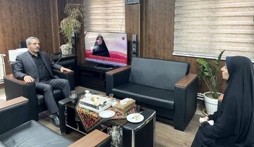 دیدار رئیس اداره کتابخانه های عمومی قرچک با فرماندار شهرستان قرچک
