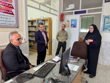 سفر یک روزه مدیرکل کتابخانه‌های عمومی استان یزد به شهرستان‌های بافق و بهاباد