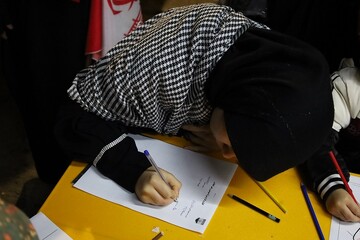 موکب فرهنگی «ایستاده برای ایران» اداره کتابخانه‌های عمومی آذربایجان‌غربی
